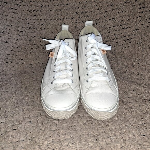 SPINGLE MOVE-SPM-442 Gore-Off White Kangaroo Leather-Sz L-Women 9.5/Men 8.5-NM - Picture 3 of 9